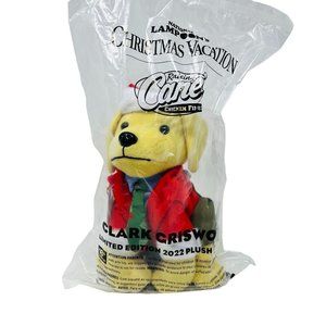 Raising Canes Christmas Vacation Clark Griswold Squirrel Plush Dog 2022